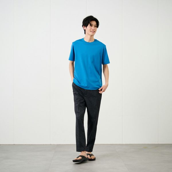 シルキーコットンスムース半袖Tシャツ