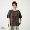 スヌーピー　プリントＴシャツ（顔モチーフ）