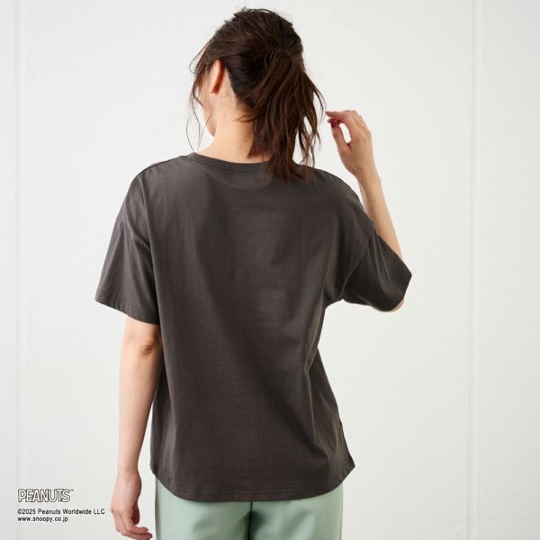スヌーピー　プリントＴシャツ（顔モチーフ）