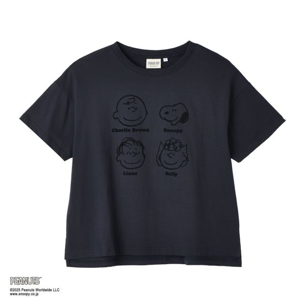 スヌーピー　プリントＴシャツ（顔モチーフ）