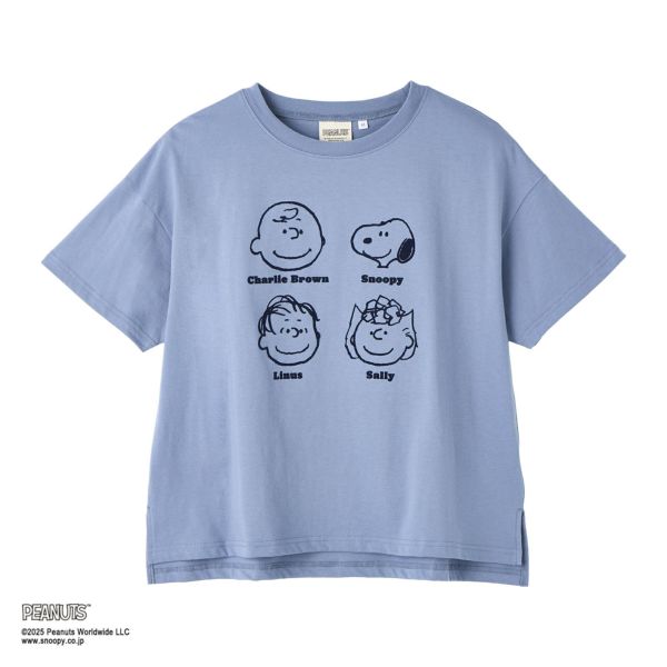 スヌーピー　プリントＴシャツ（顔モチーフ）