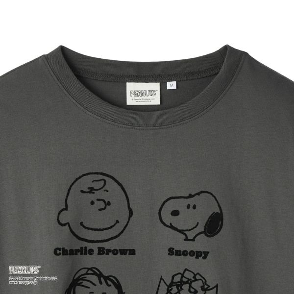 スヌーピー　プリントＴシャツ（顔モチーフ）