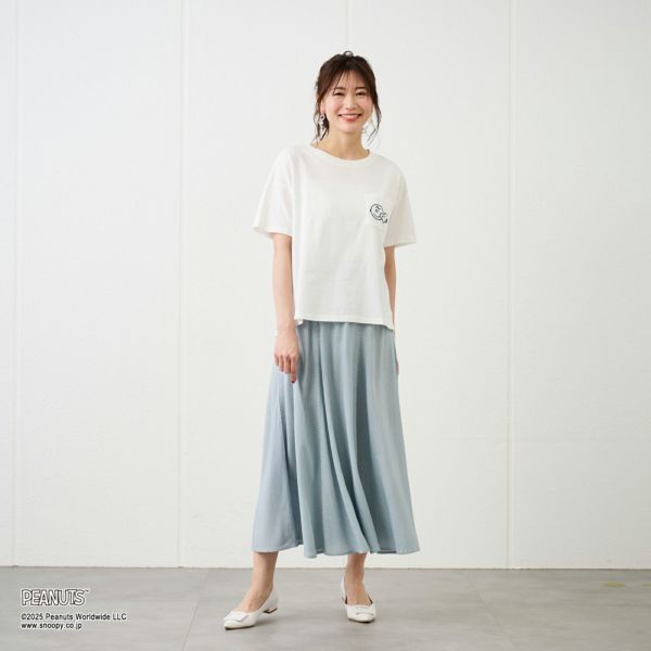 スヌーピー　ポケット付Ｔシャツ