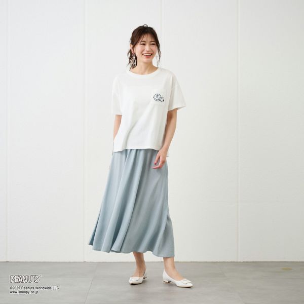 スヌーピー　ポケット付Ｔシャツ