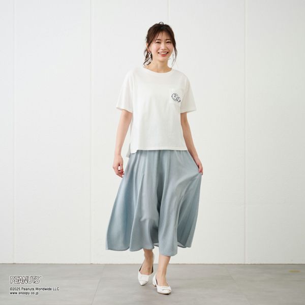 スヌーピー　ポケット付Ｔシャツ