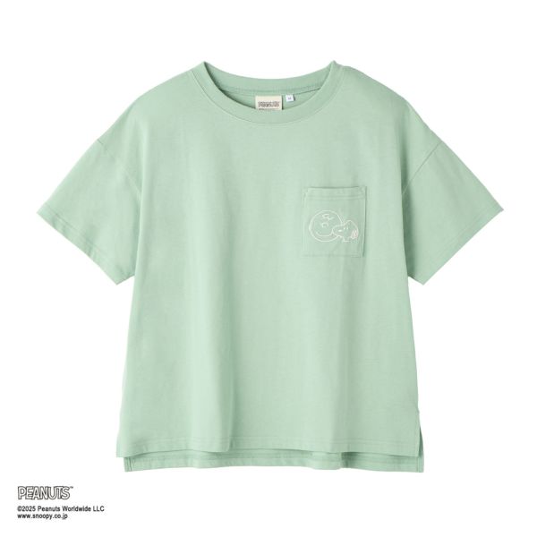 スヌーピー　ポケット付Ｔシャツ