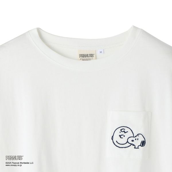 スヌーピー　ポケット付Ｔシャツ