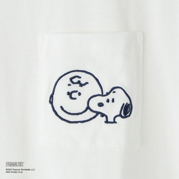 スヌーピー　ポケット付Ｔシャツ