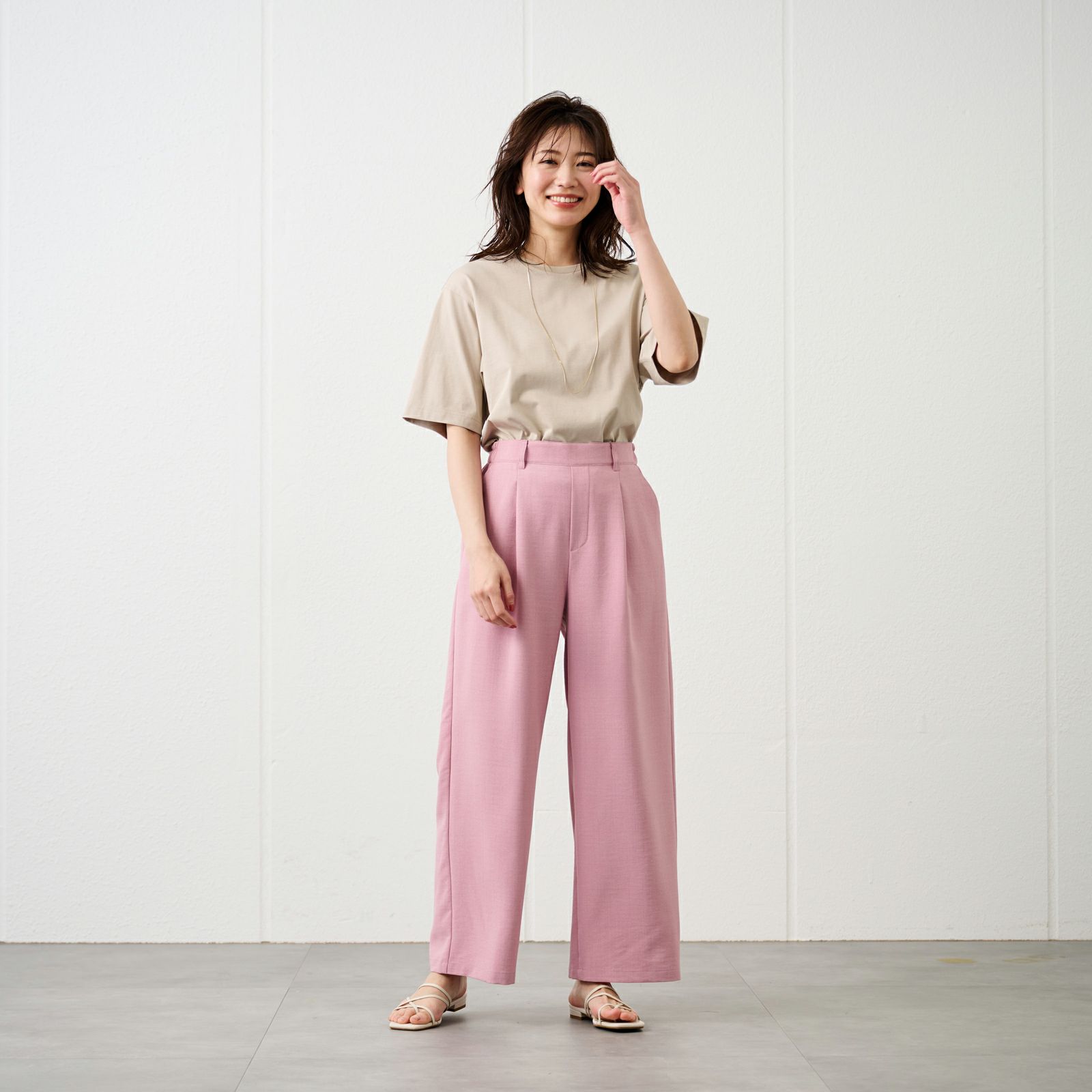 ピースフィットクール【オルスタ】ひやサラワイドパンツ