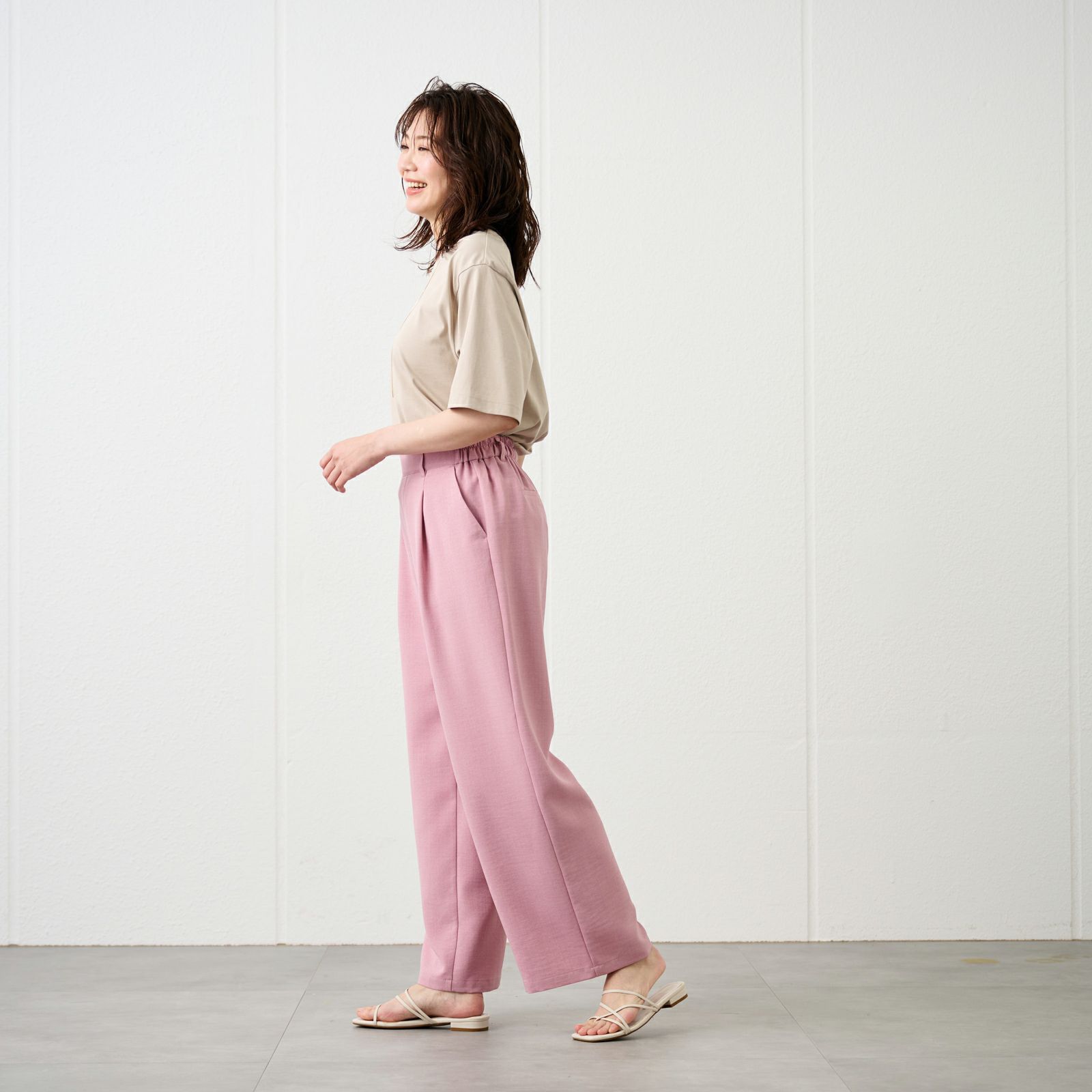 ピースフィットクール【オルスタ】ひやサラワイドパンツ