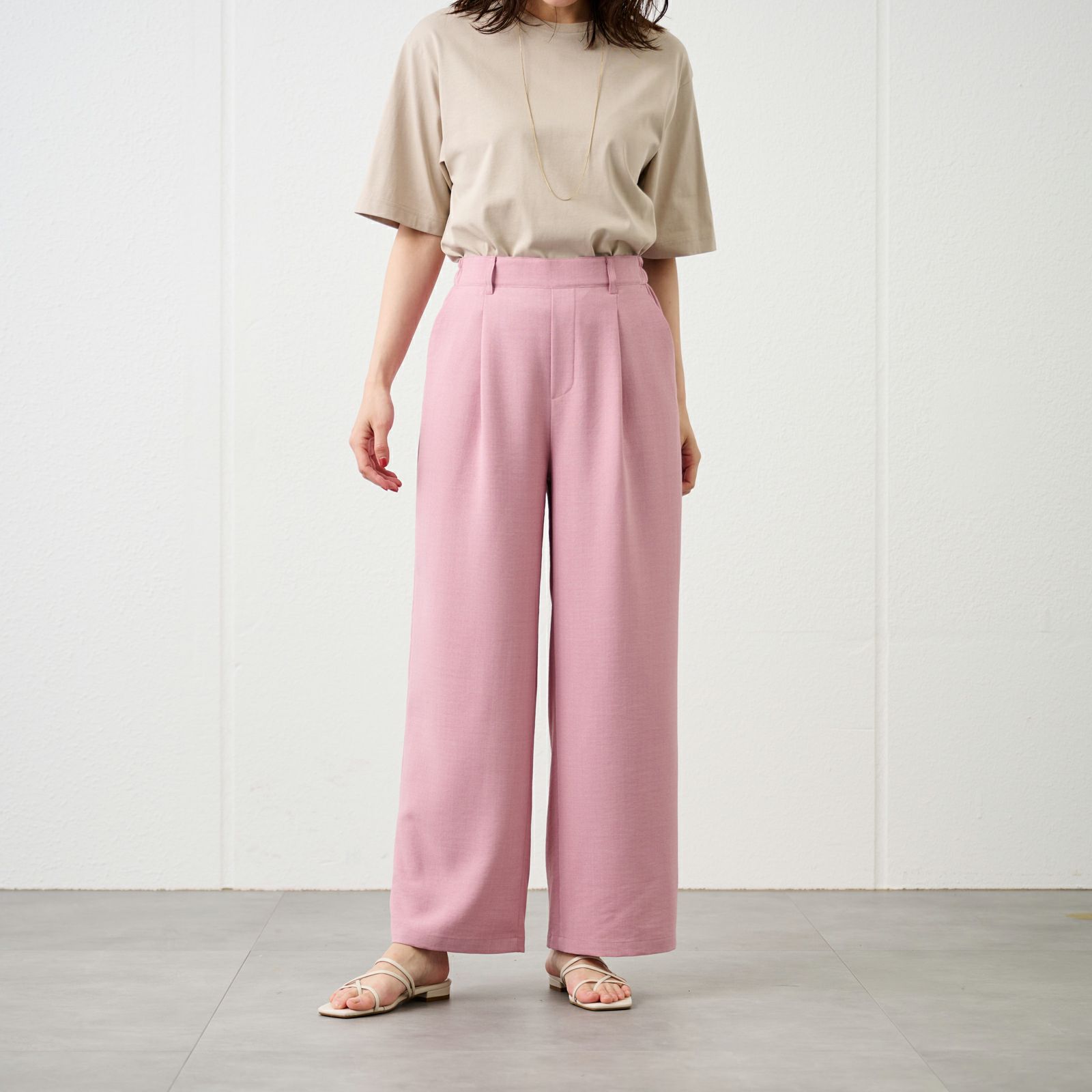 ピースフィットクール【オルスタ】ひやサラワイドパンツ