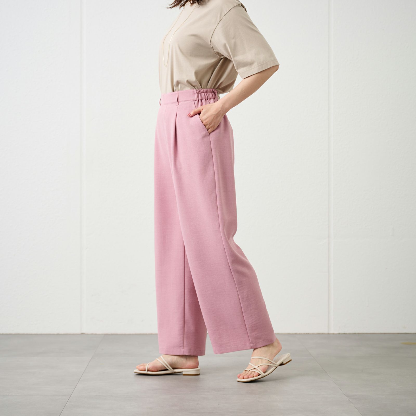 ピースフィットクール【オルスタ】ひやサラワイドパンツ