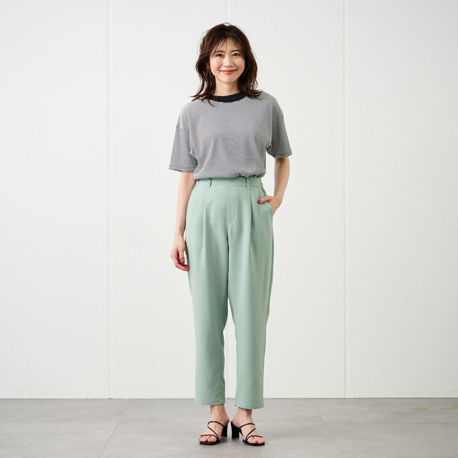 ピースフィットクール【オルスタ】ひやサラテーパードパンツ