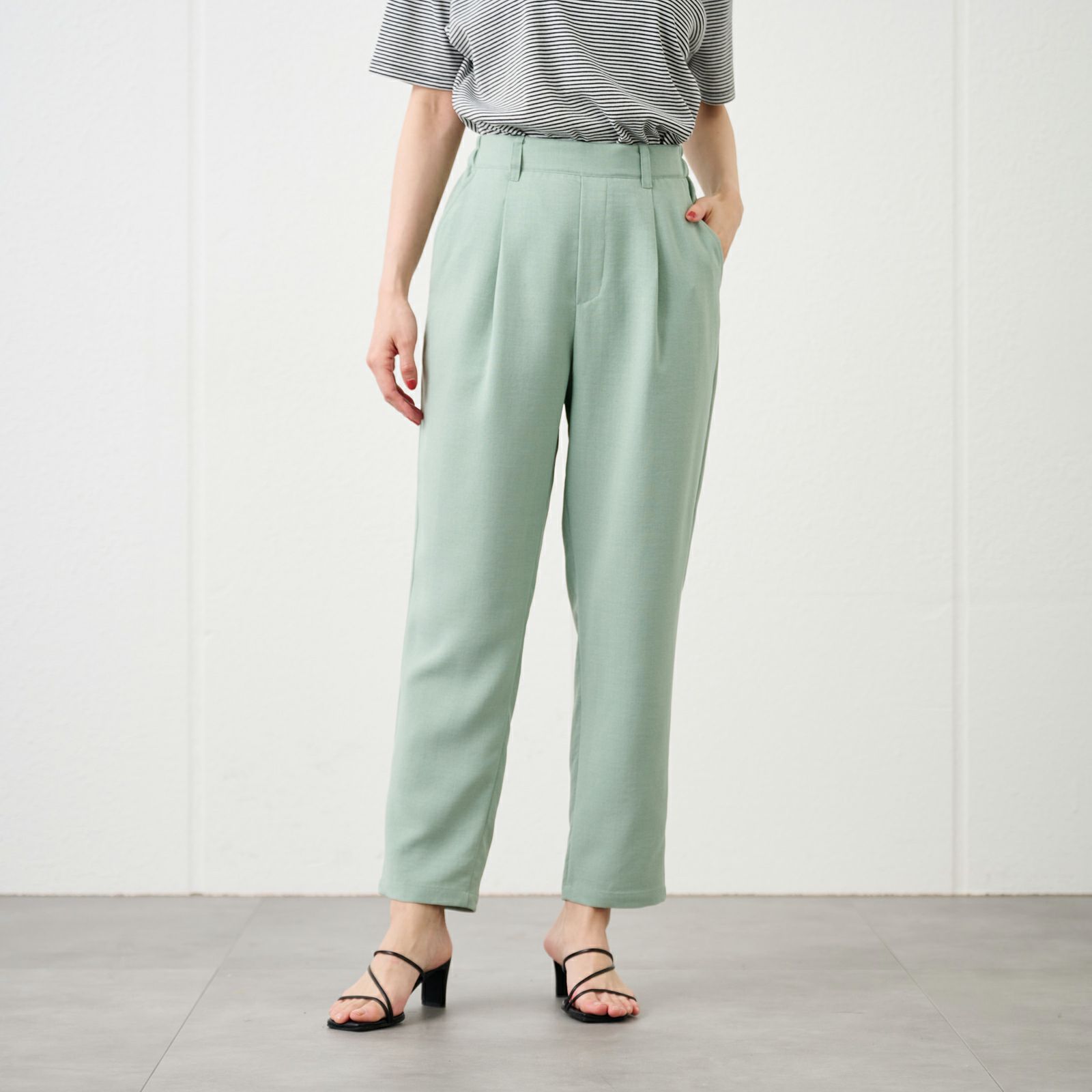 ピースフィットクール【オルスタ】ひやサラテーパードパンツ