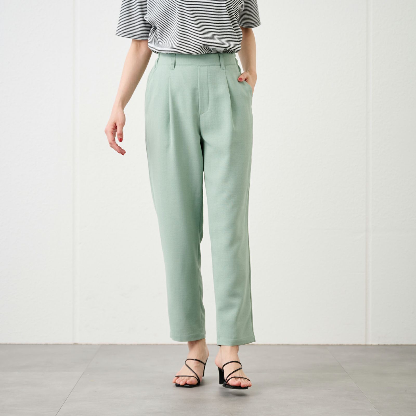 ピースフィットクール【オルスタ】ひやサラテーパードパンツ