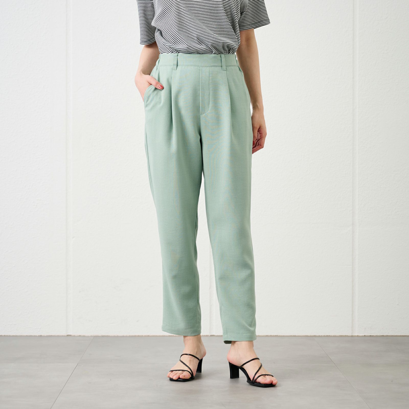 ピースフィットクール【オルスタ】ひやサラテーパードパンツ