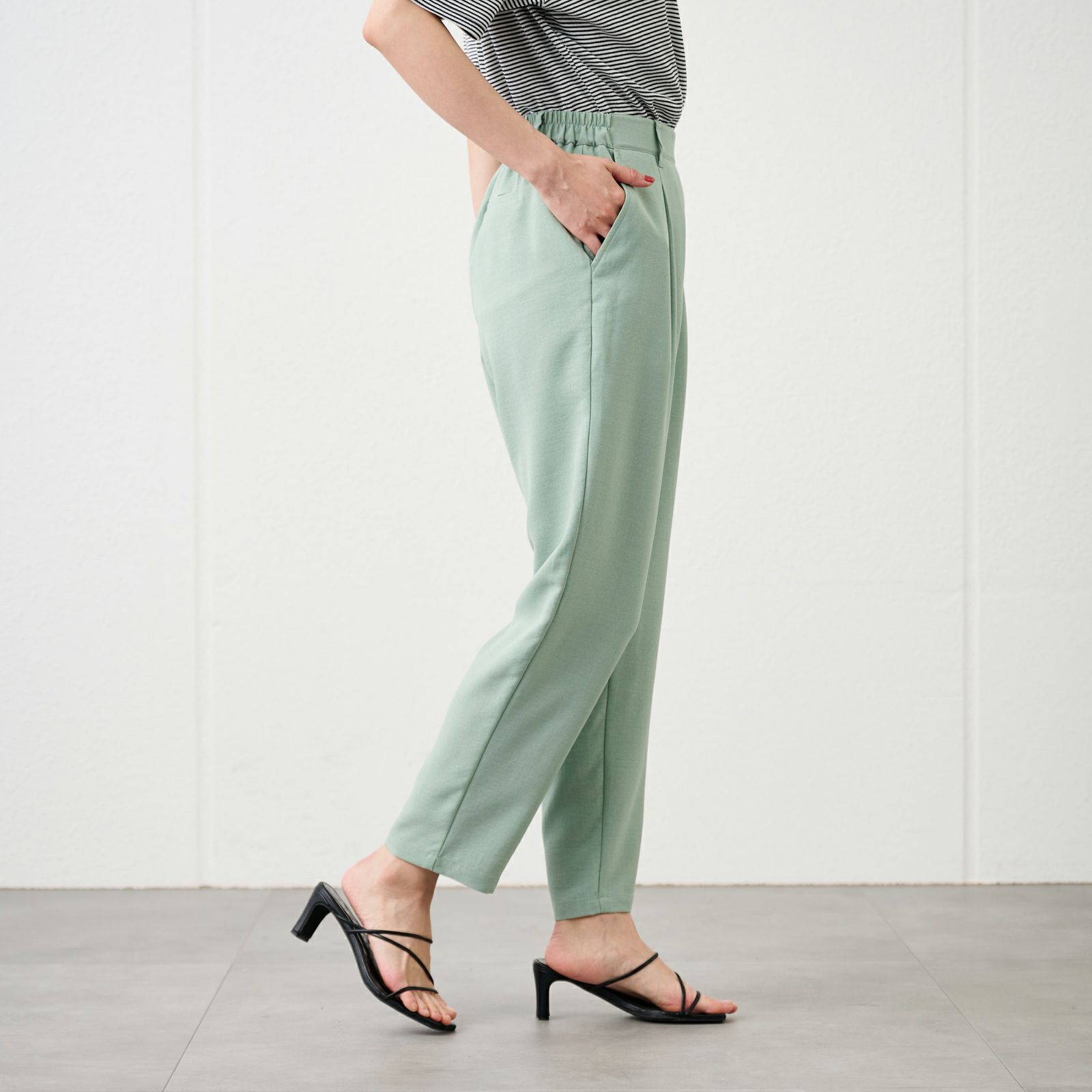 ピースフィットクール【オルスタ】ひやサラテーパードパンツ