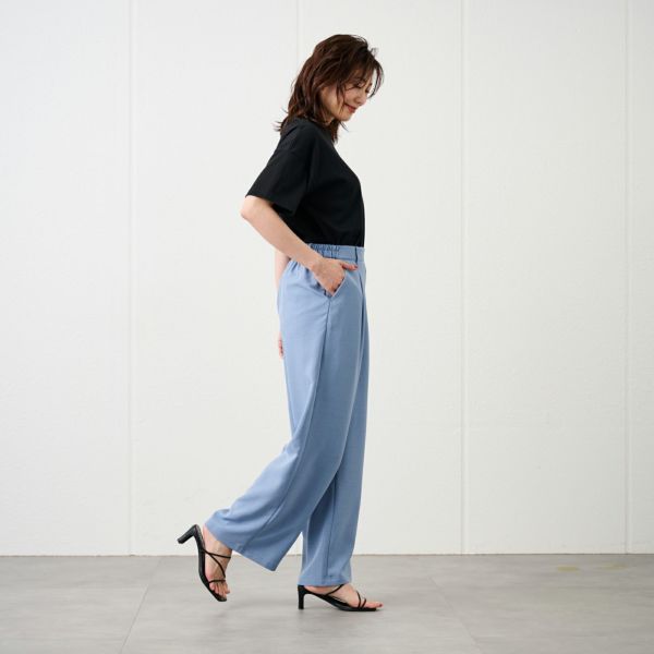 ピースフィットクール【オルスタ】ひやサラワイドパンツ　股下長め