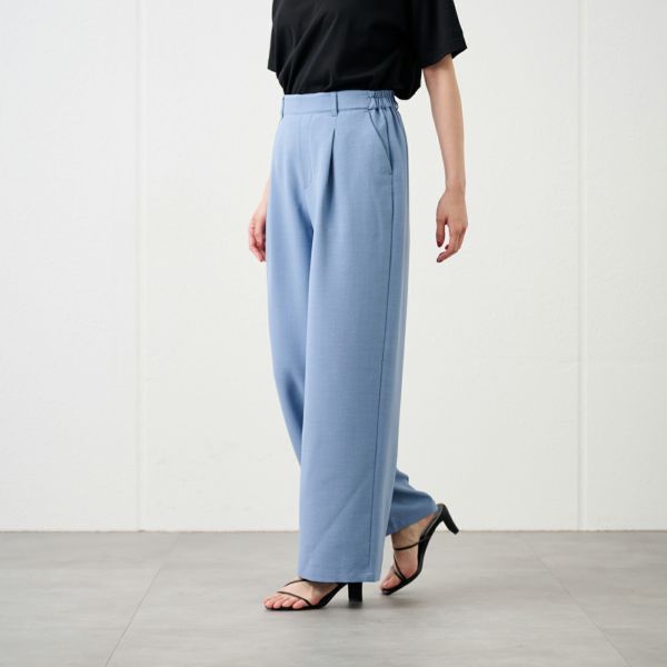 ピースフィットクール【オルスタ】ひやサラワイドパンツ　股下長め