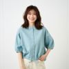 綿サッカードロスト羽織りシャツ