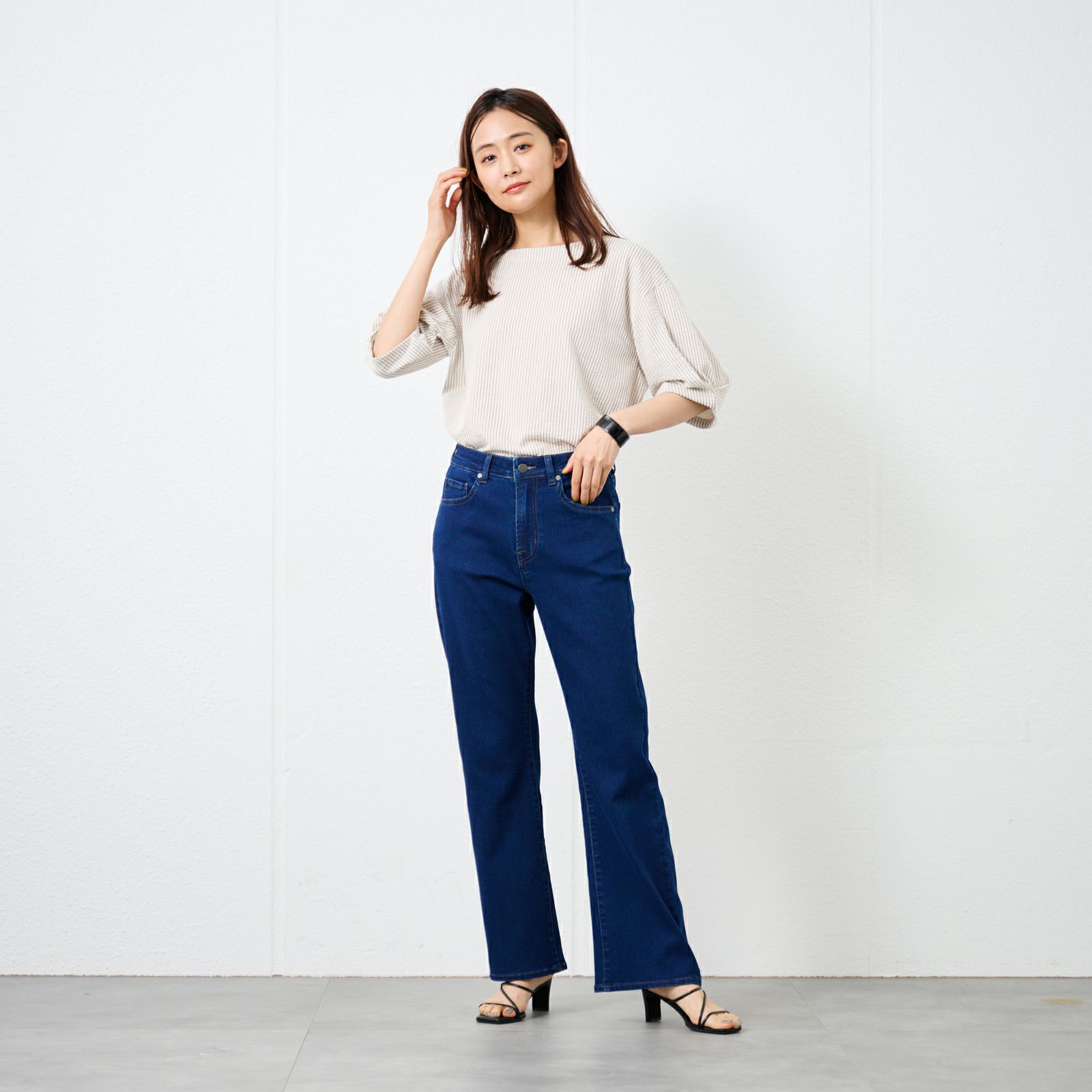 選べるまた下丈　フレアパンツ