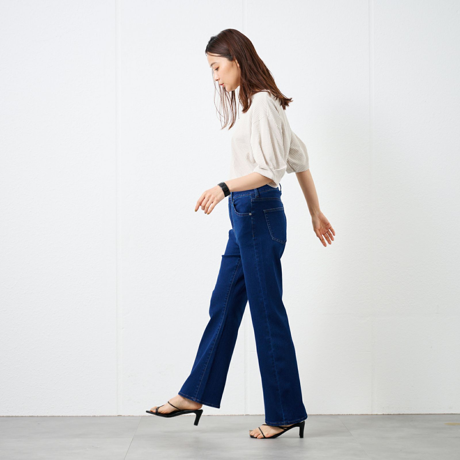 選べるまた下丈　フレアパンツ