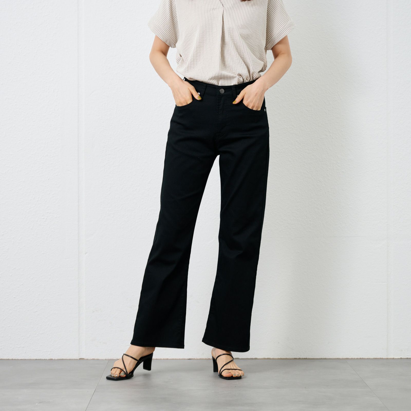 選べるまた下丈　フレアパンツ