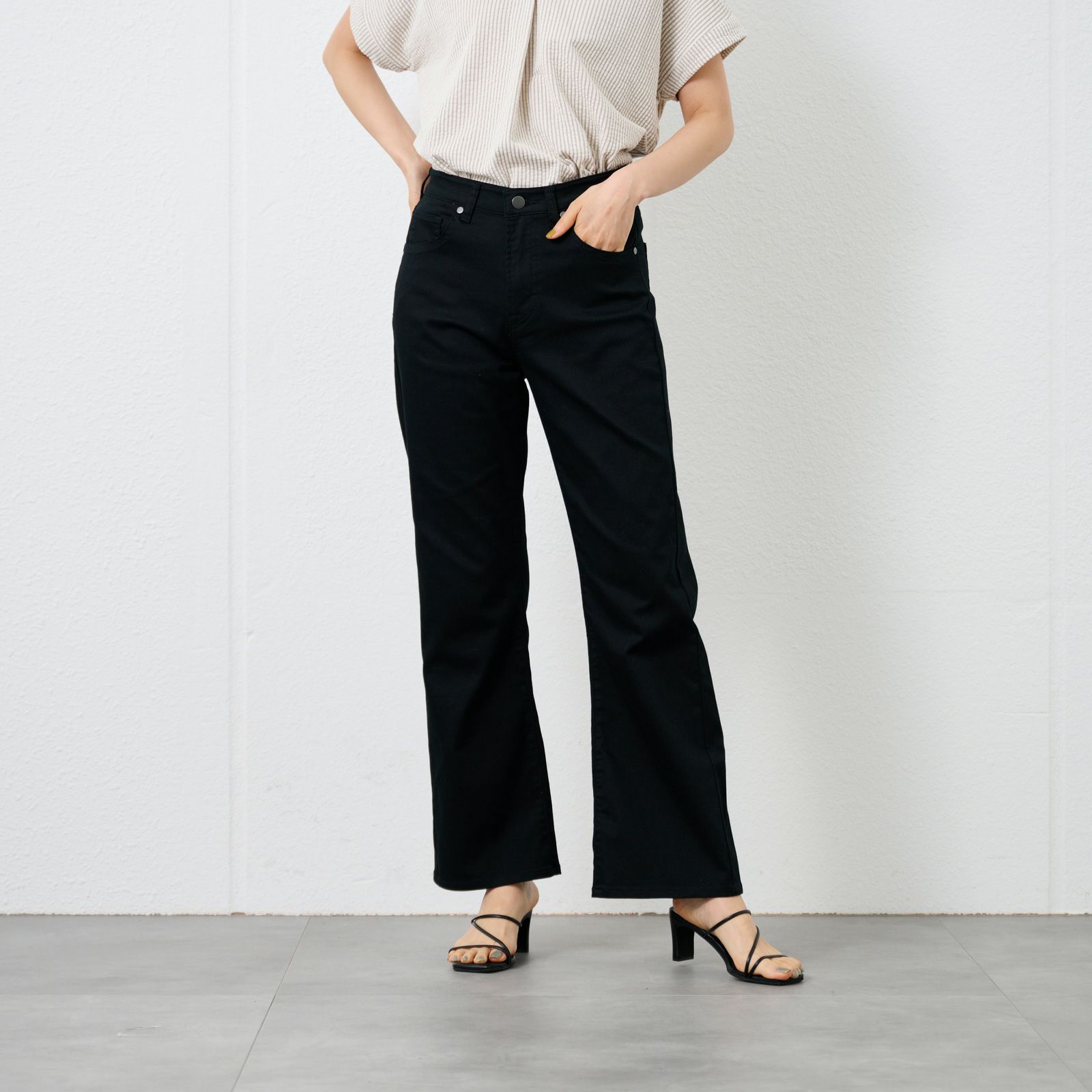 選べるまた下丈　フレアパンツ