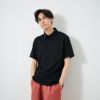 【ピースフィットクール】遮熱鹿の子　台襟付き半袖ポロシャツ