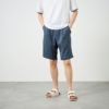 リネンライク　タックショートパンツ