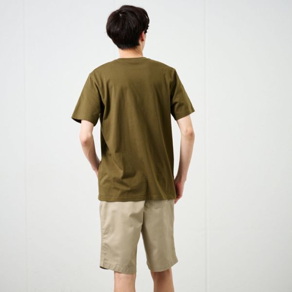 オーガニックコットン無地クルーネック半袖Ｔシャツ
