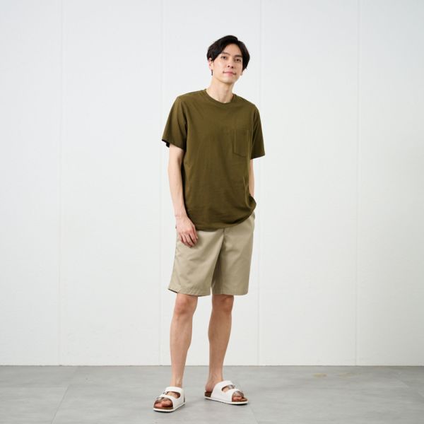 オーガニックコットン無地クルーネック半袖Ｔシャツ