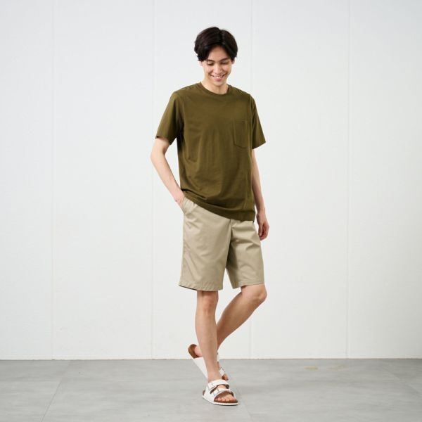 オーガニックコットン無地クルーネック半袖Ｔシャツ