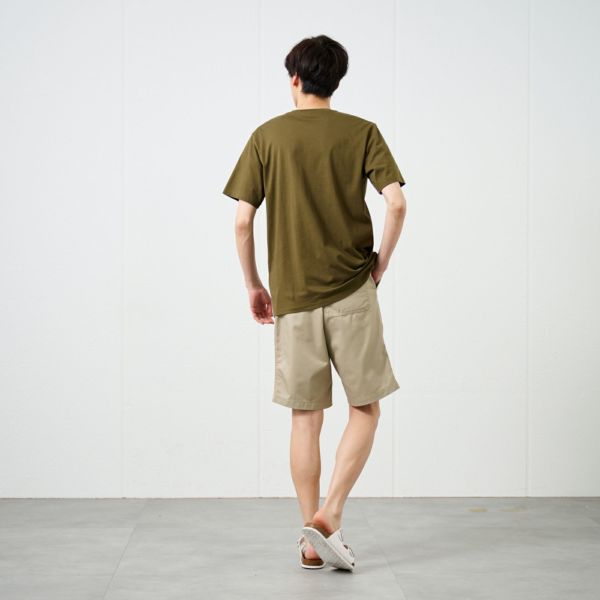 オーガニックコットン無地クルーネック半袖Ｔシャツ