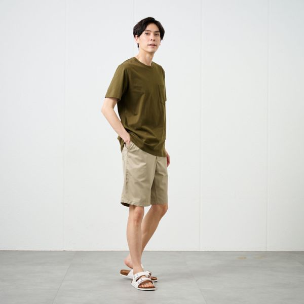 オーガニックコットン無地クルーネック半袖Ｔシャツ
