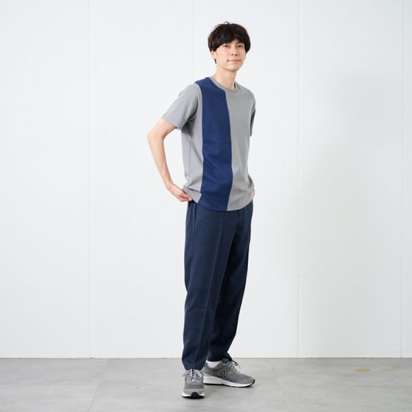 【ピースフィットクール】遮熱切替クルーネック半袖Tシャツ