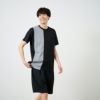 【ピースフィットクール】遮熱切替クルーネック半袖Tシャツ