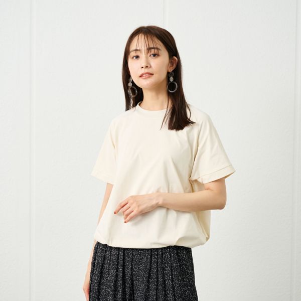 ドライ天竺リラックスドルマンＴシャツ