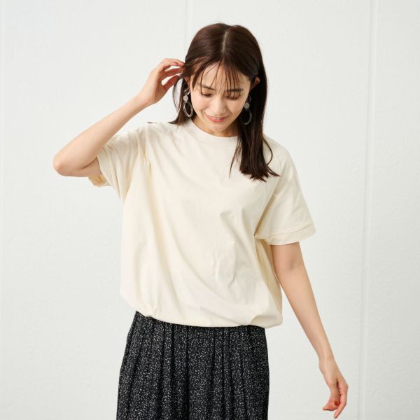 ドライ天竺リラックスドルマンＴシャツ