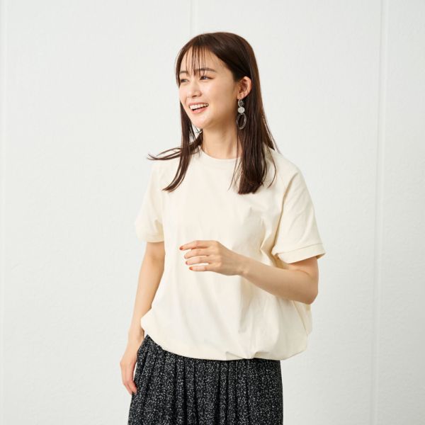 ドライ天竺リラックスドルマンＴシャツ