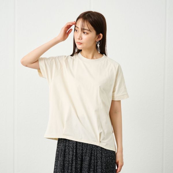 ドライ天竺リラックスドルマンＴシャツ