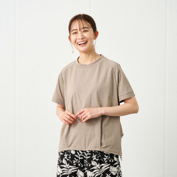 ドライ天竺リラックスドルマンＴシャツ