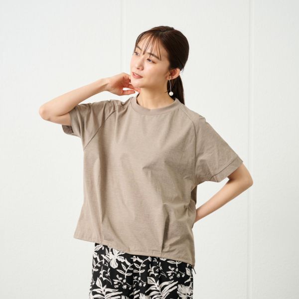 ドライ天竺リラックスドルマンＴシャツ