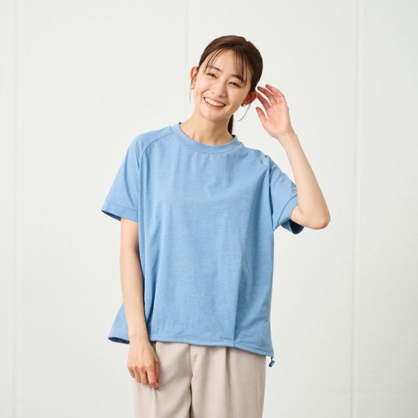ドライ天竺リラックスドルマンＴシャツ
