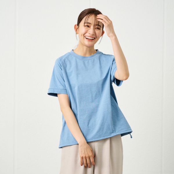 ドライ天竺リラックスドルマンＴシャツ