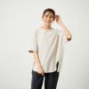 ワッフルリブスリーブスクエアＴシャツ