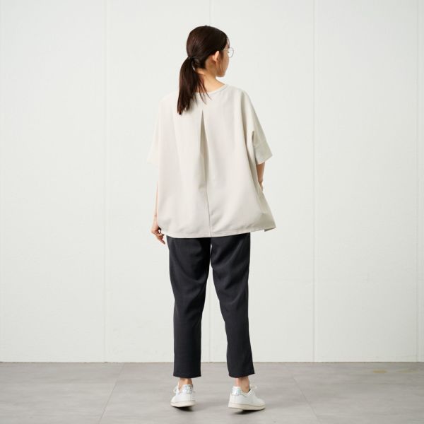 ワッフルリブスリーブスクエアＴシャツ