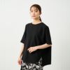 ワッフルリブスリーブスクエアＴシャツ