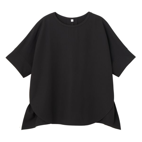 ワッフルリブスリーブスクエアＴシャツ
