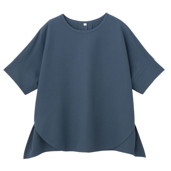 ワッフルリブスリーブスクエアＴシャツ